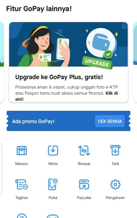 Cara Upgrade GoPay Menjadi GoPay Plus