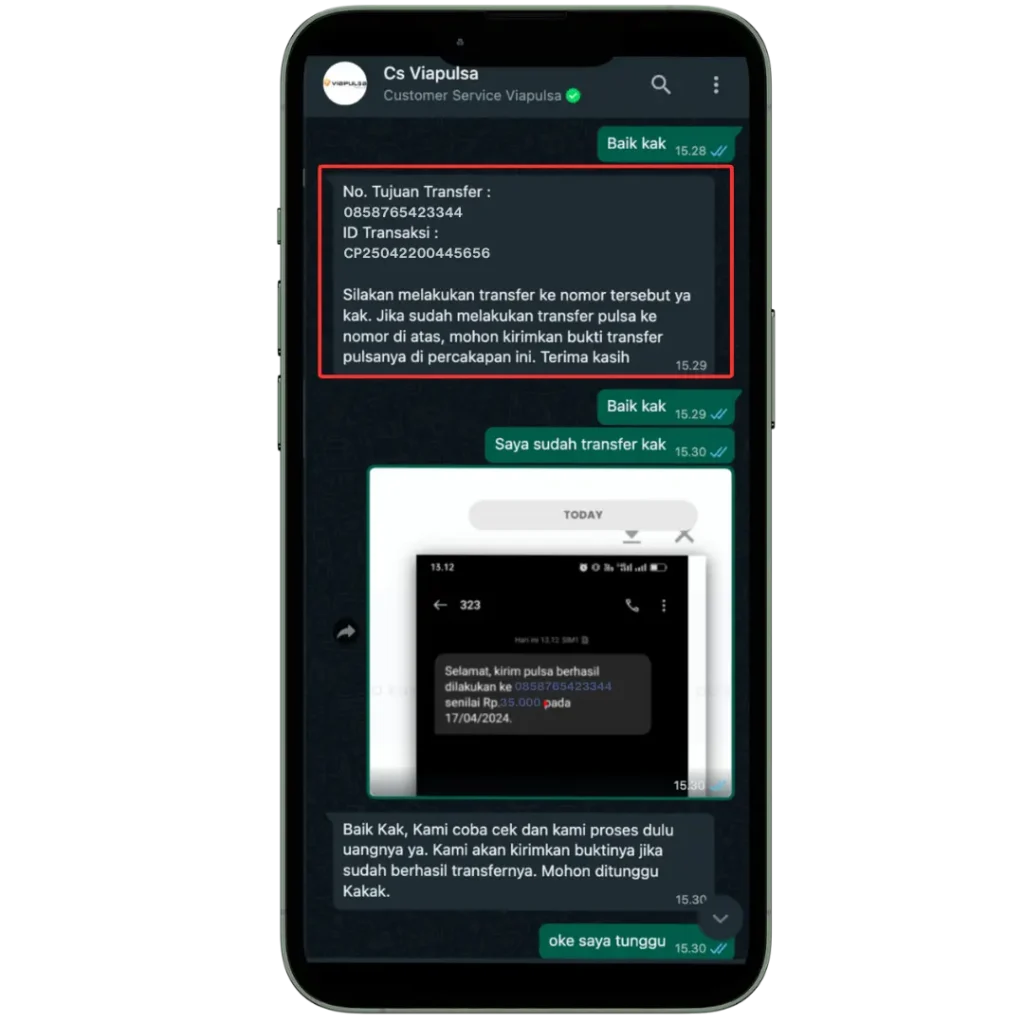 Transfer Pulsamu ke Viapulsa