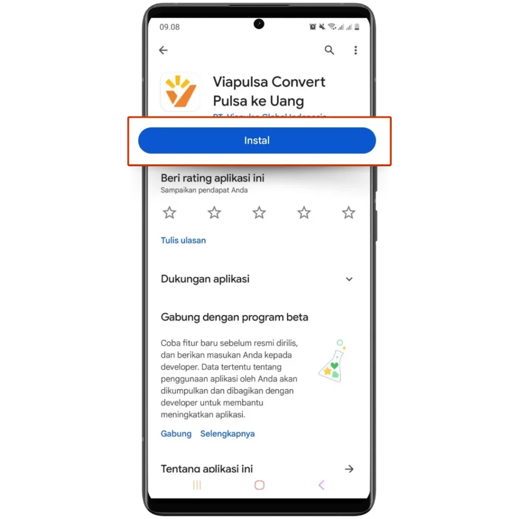 Unduh Aplikasi Viapulsa di Play Store