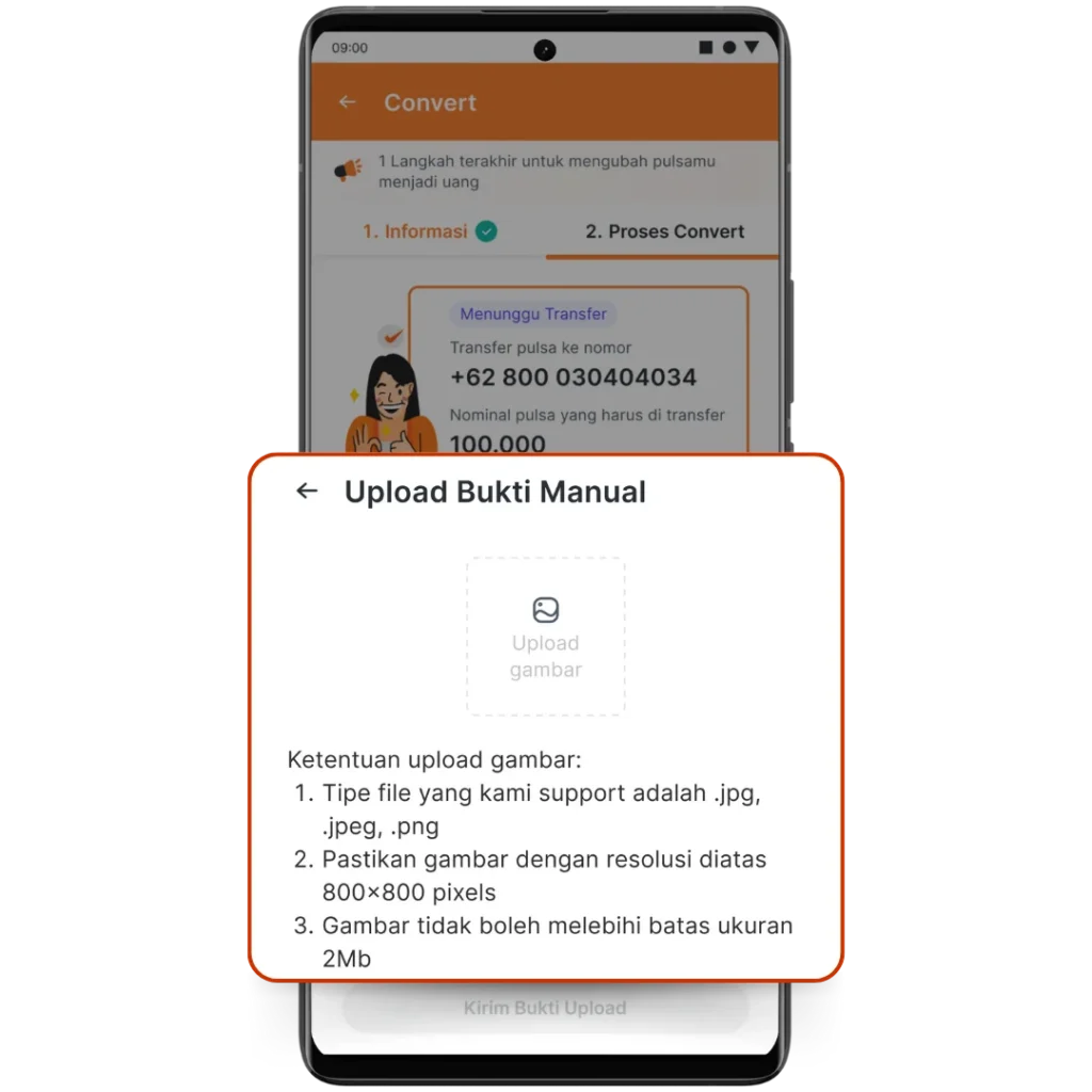 Upload Bukti Transaksi