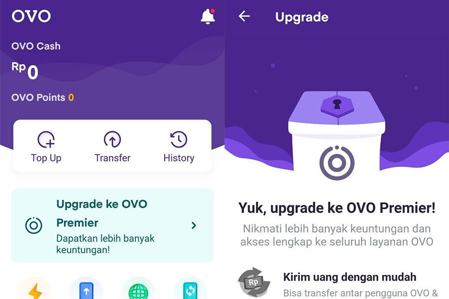 Cara Upgrade OVO dari Bentuk Club ke OVO Premier
