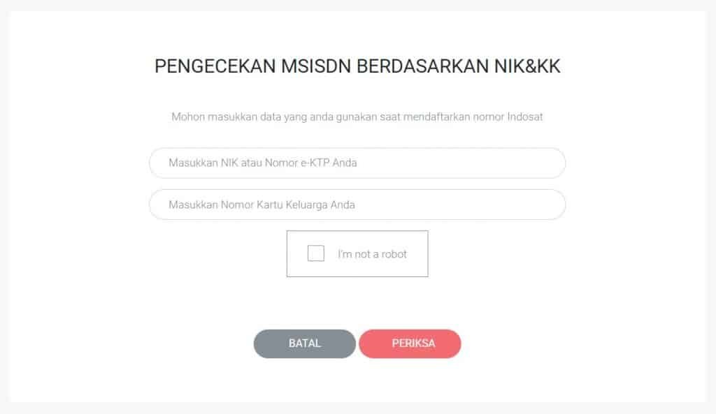 Cara Cek Nomor Indosat Lewat Website