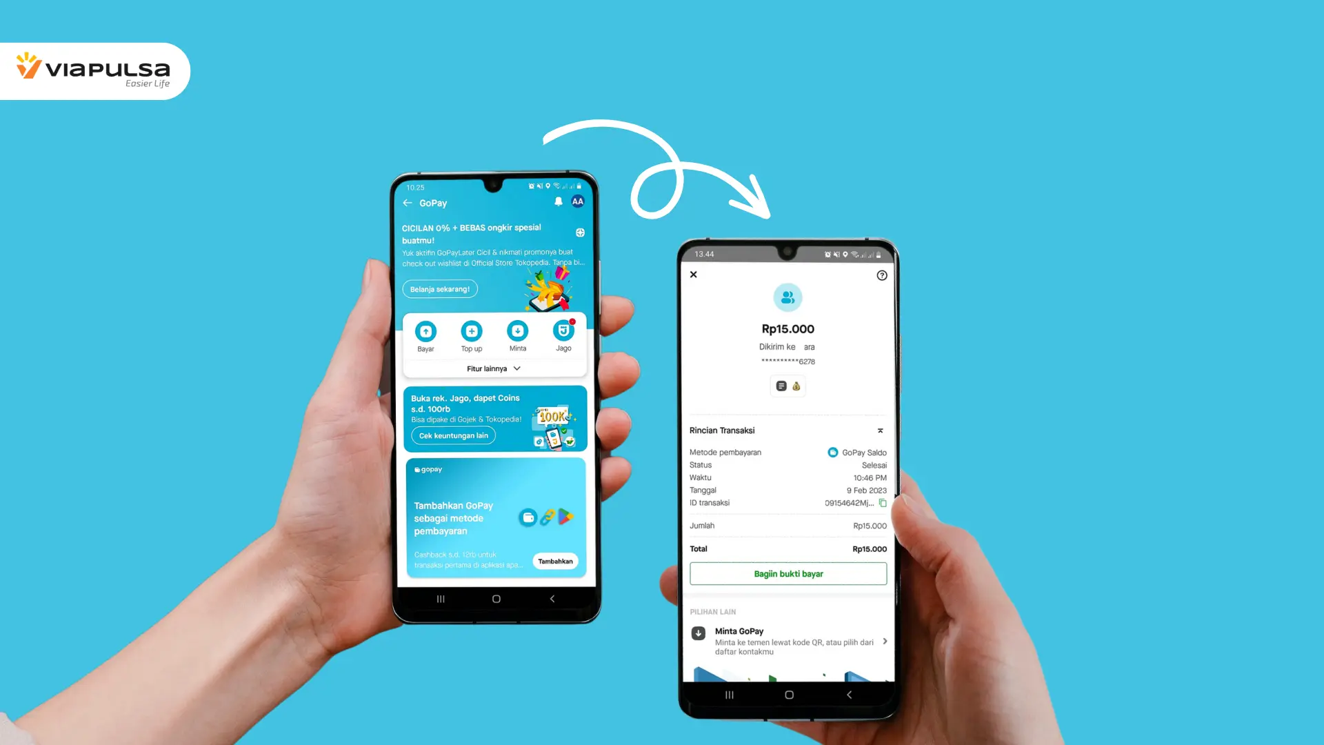 Cara Transfer GoPay ke GoPay