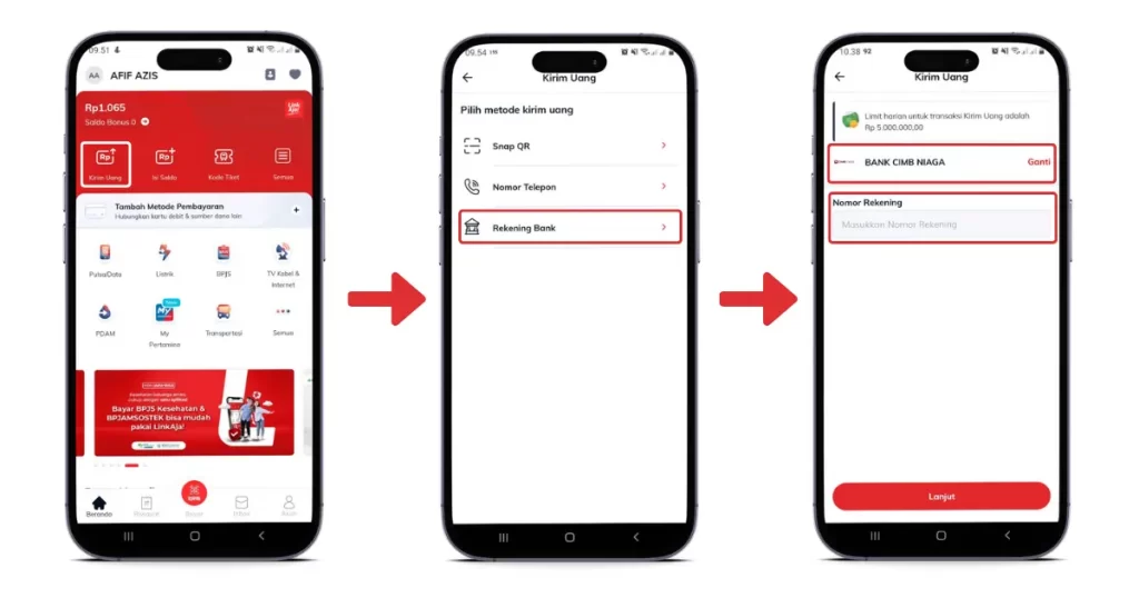 Mudah! Ini Cara Transfer LinkAja ke OVO 2 Mudah! Ini Cara Transfer LinkAja ke OVO (Cara Transfer LinkAja ke OVO Menggunakan Bank CIMB Niaga)