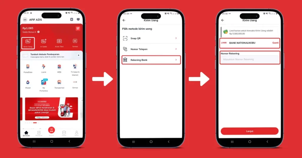 Mudah! Ini Cara Transfer LinkAja ke OVO 1 Mudah! Ini Cara Transfer LinkAja ke OVO (Cara Transfer LinkAja ke OVO Menggunakan Bank Nobu)