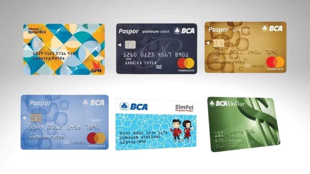 Ragam Jenis Kartu ATM BCA