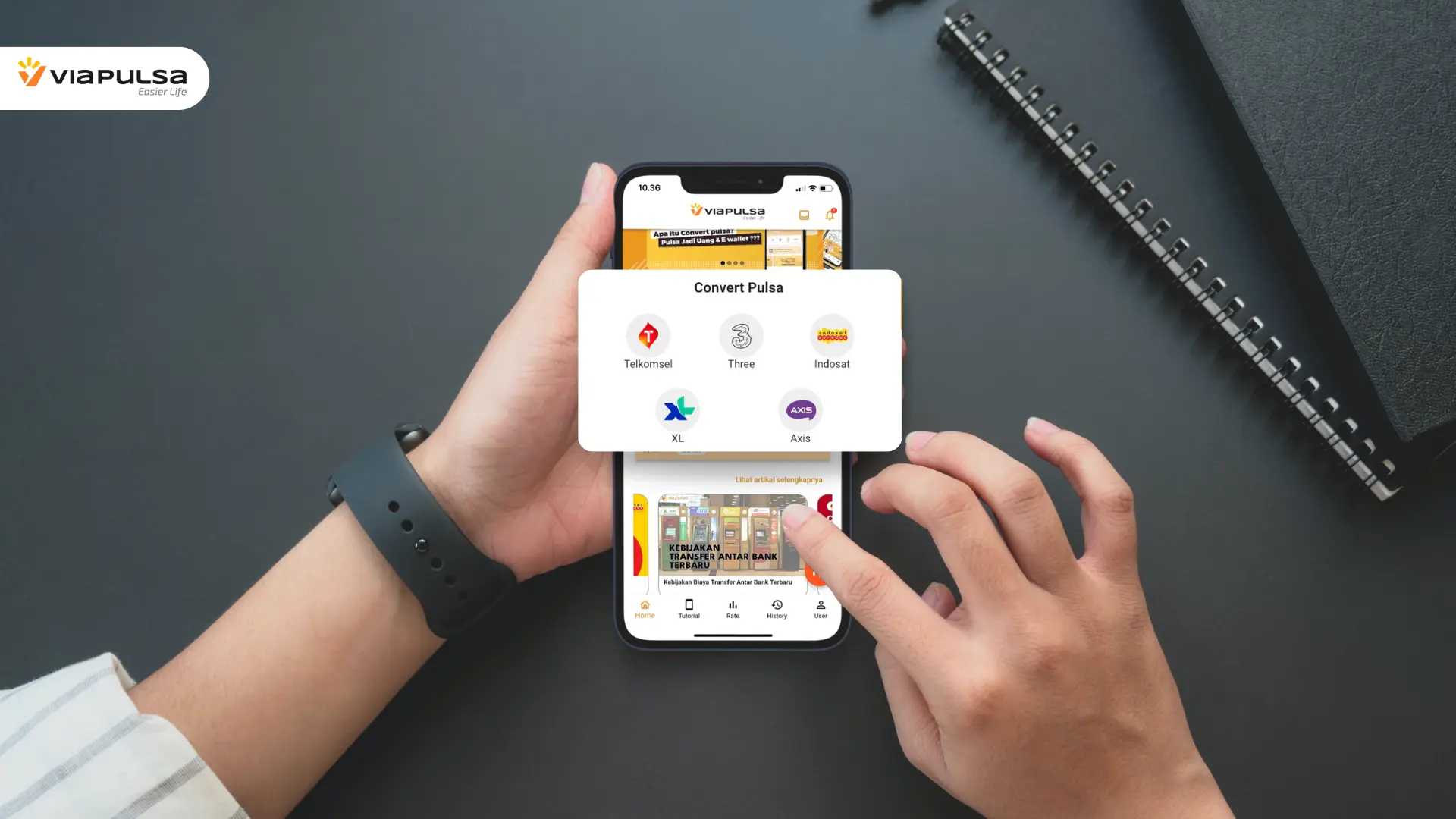 cara tukar pulsa jadi uang