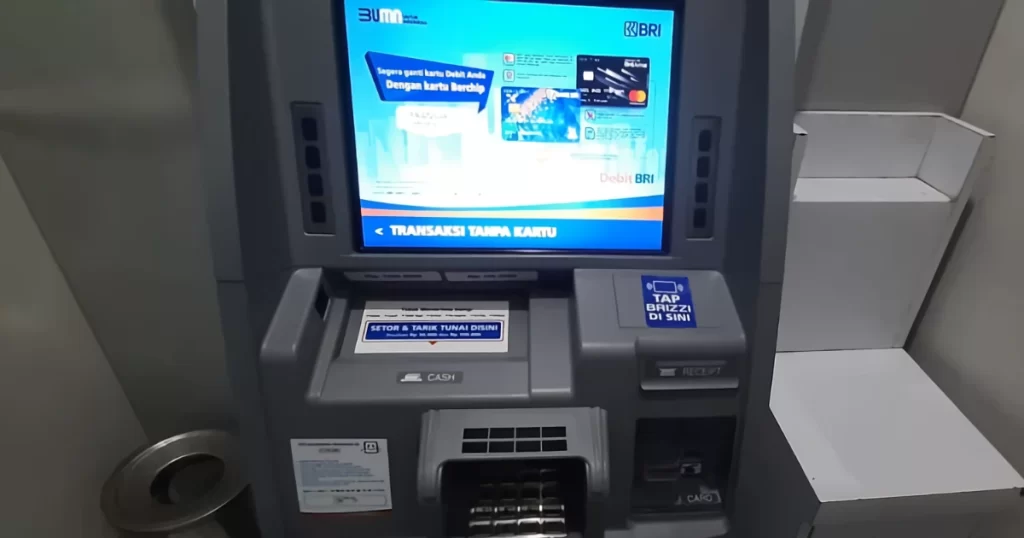 Cara Setor Tunai BRI di ATM