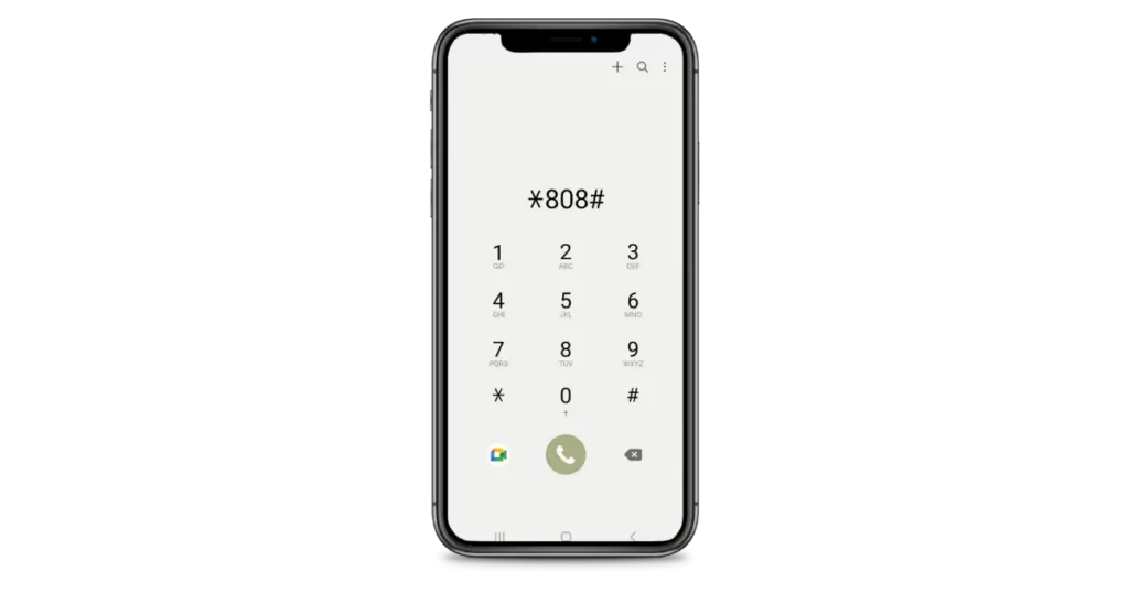 Buka menu panggilan, ketik *808# Buka menu panggilan, ketik *808#