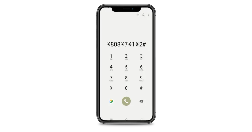 Pada tahap ini, pilih 1 (Cek Profile) Cek Nomor XL 808 7 1 2